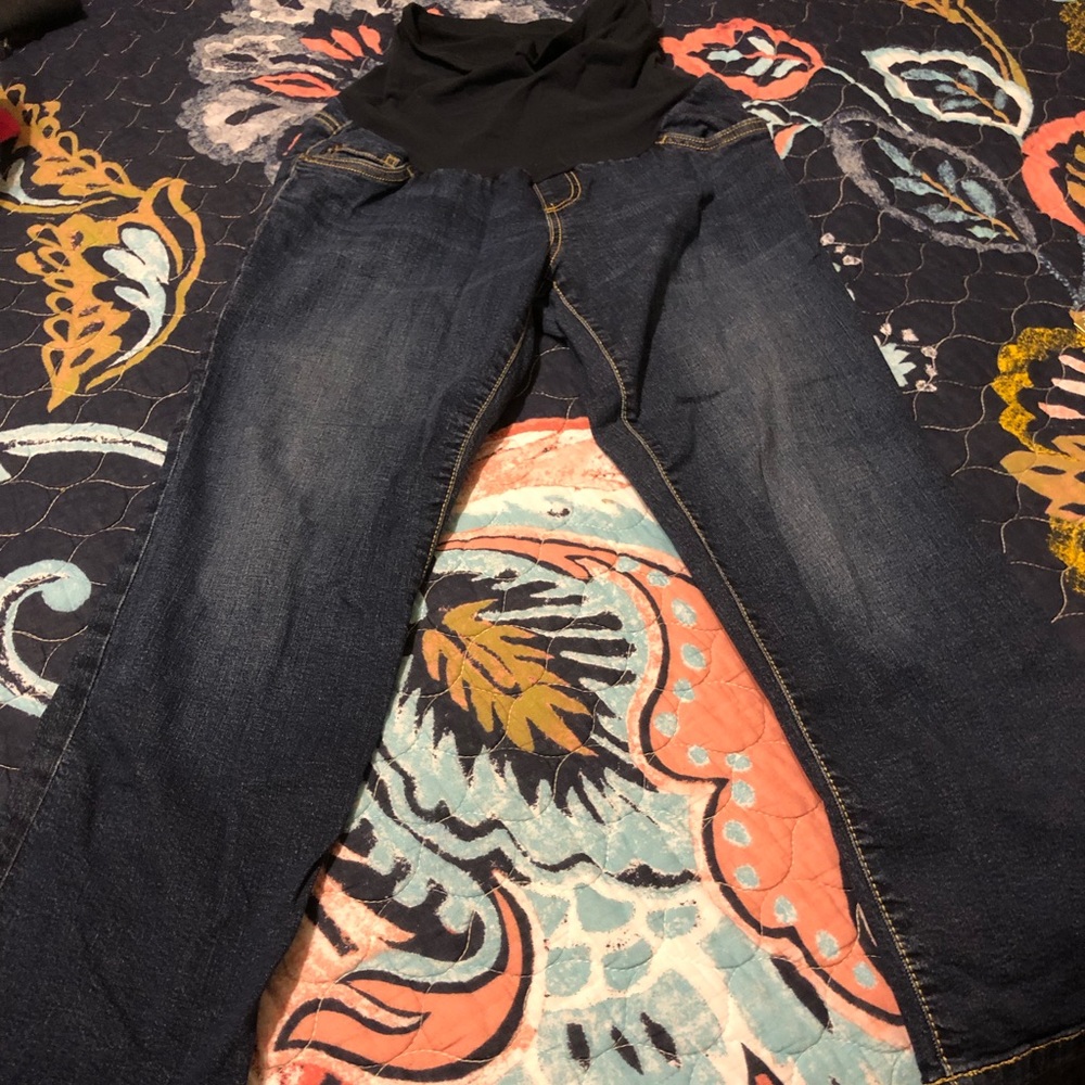 Maternity Capri denim pants
